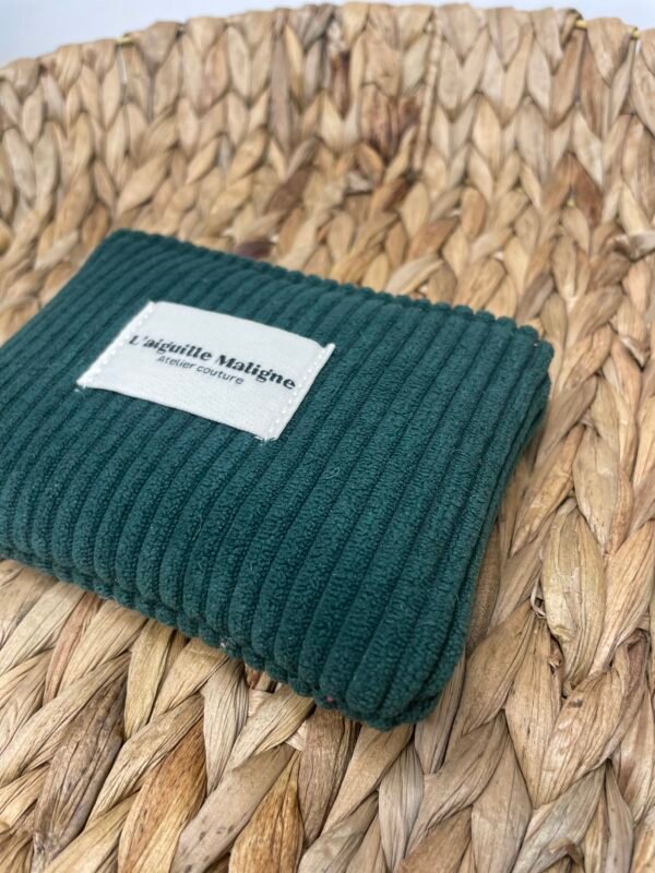 Porte Monnaie Velours Côtelé