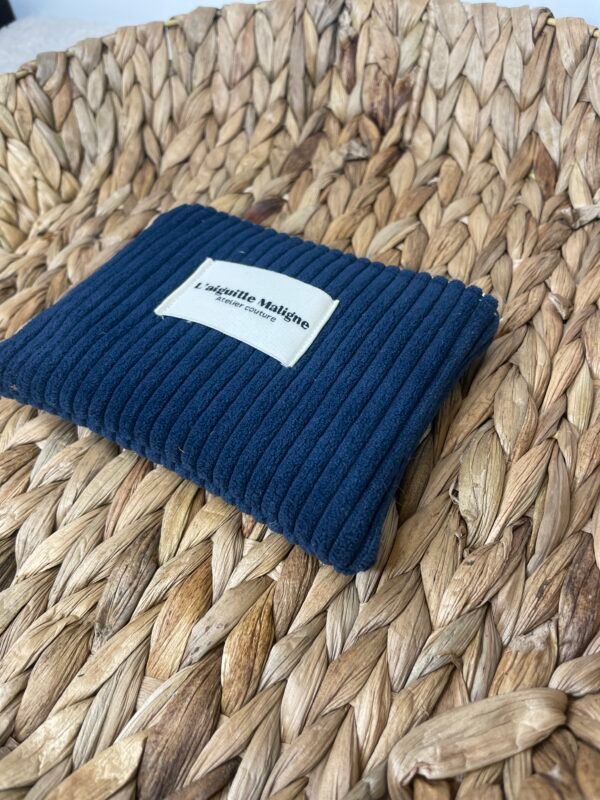 Porte Monnaie Velours Côtelé