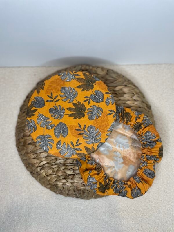 Lot de 3 Charlottes alimentaires Coton Feuille