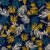coton feuillage jaune bleu